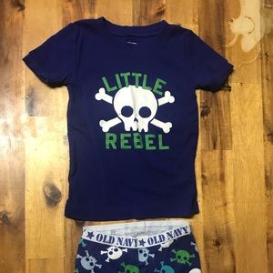 Old Navy Pajama Shorts Set 4T